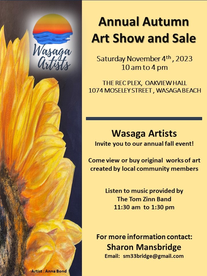 2023 Autumn Art Show and Sale poster