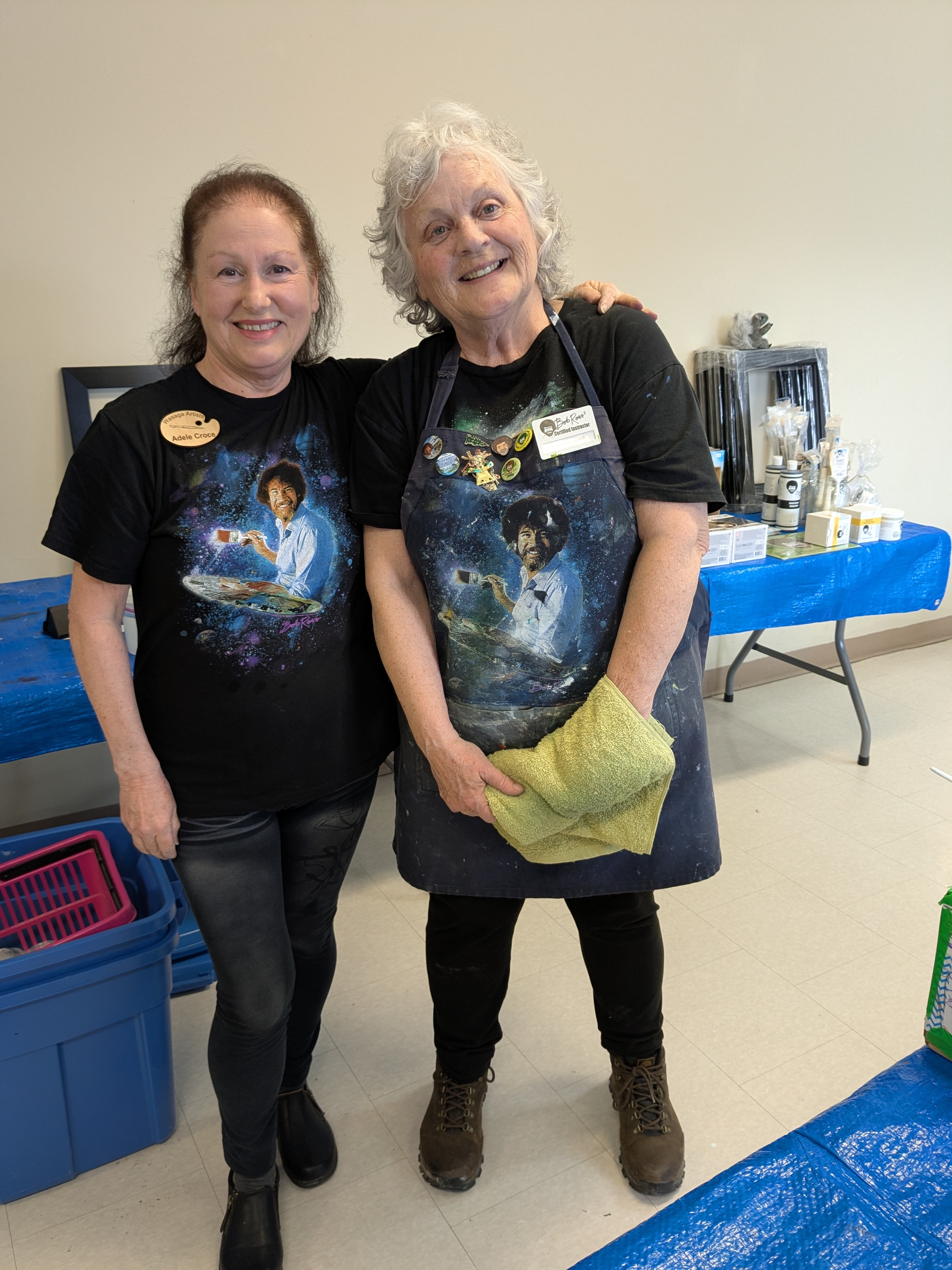 Bob Ross style painting workshop September 2024