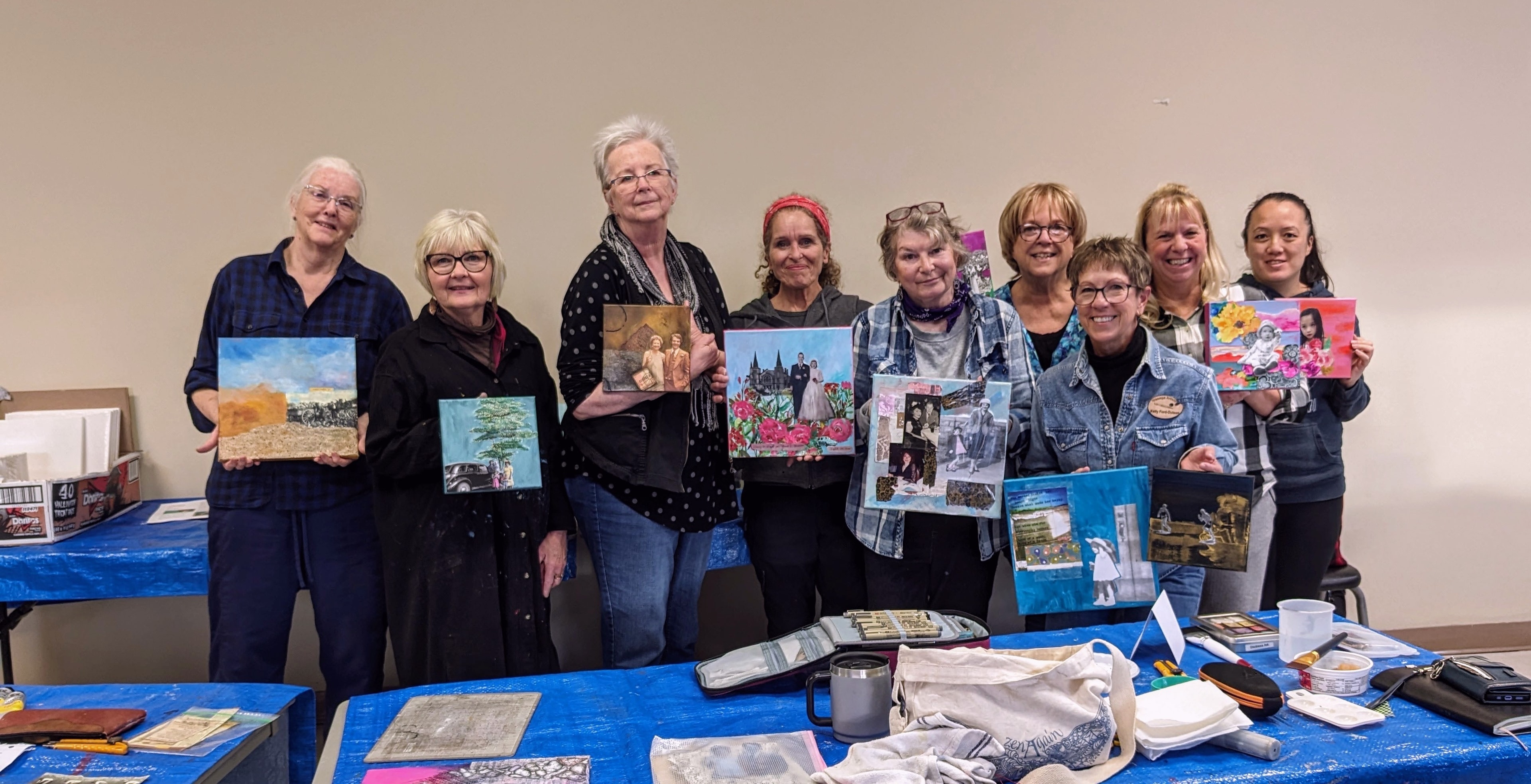 Memory Portraits Workshop group photo November 2024