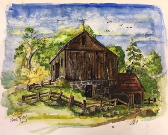 Barn painting by Ann Marr