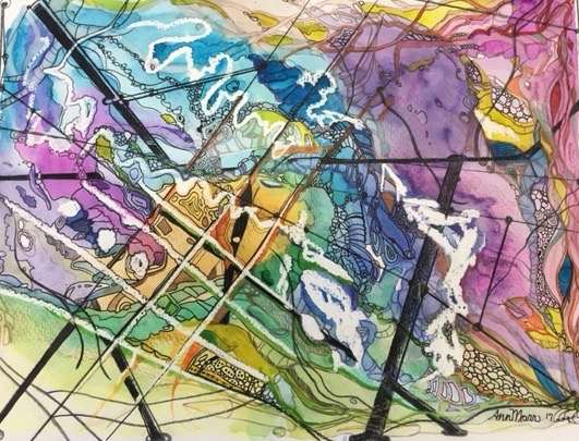 Colours painting by Ann Marr