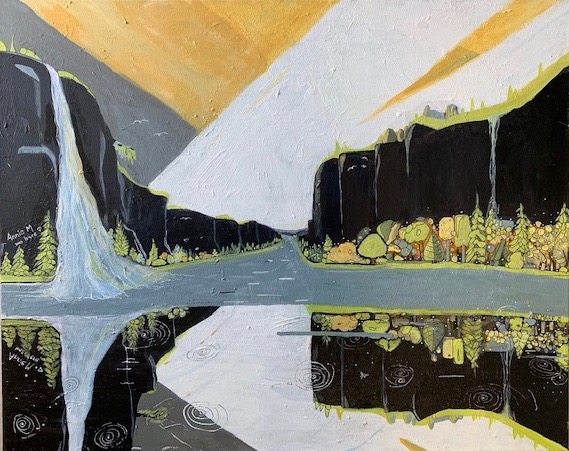 Landscape painting by Ann Marr