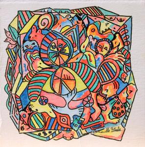 Colour painting by Carmelle Steele