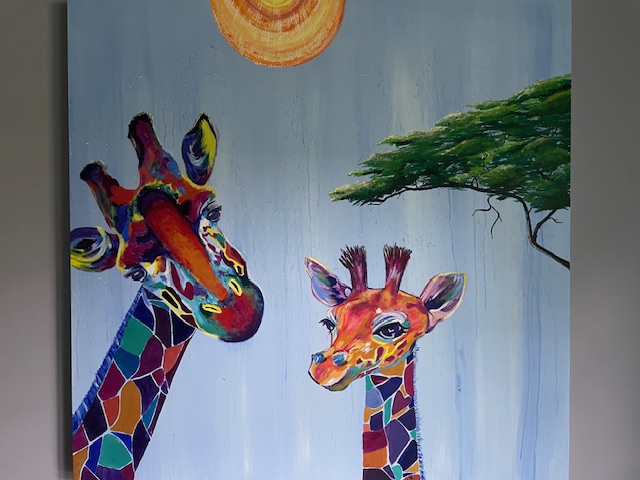 Painting by Cathy McLeish