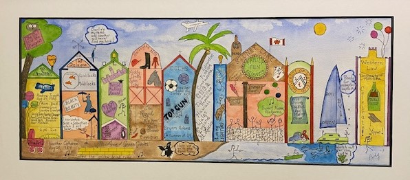 Painting by Cathy McLeish
