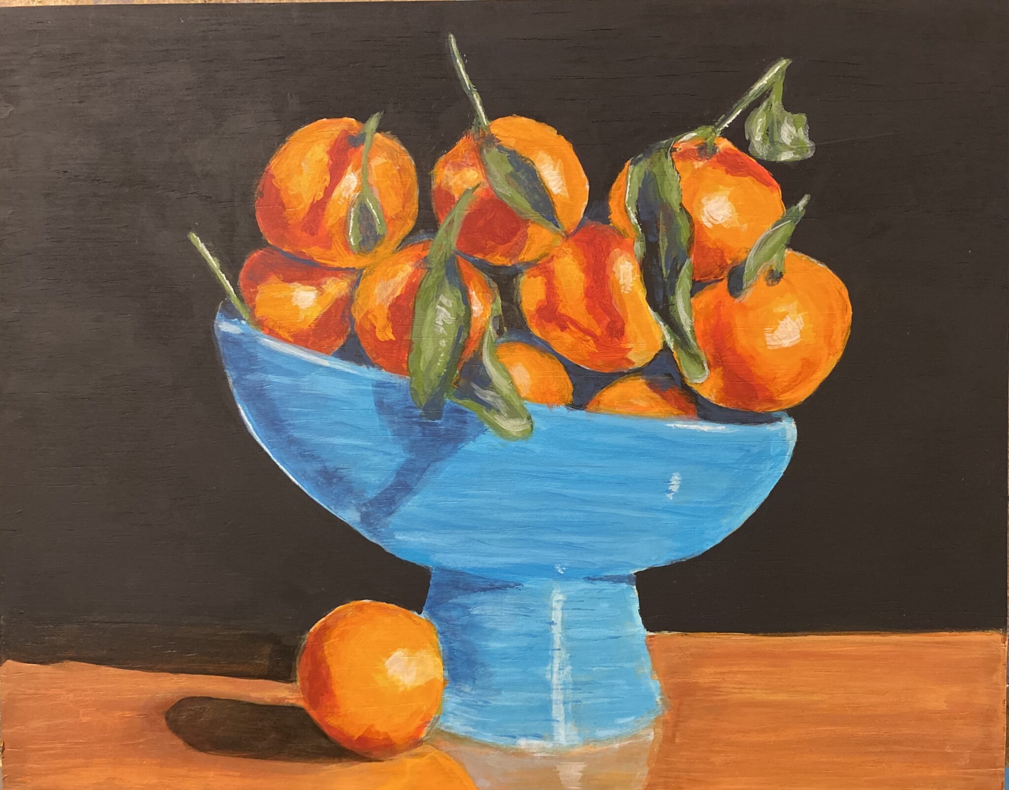 Oranges painting by Anna Novakovic