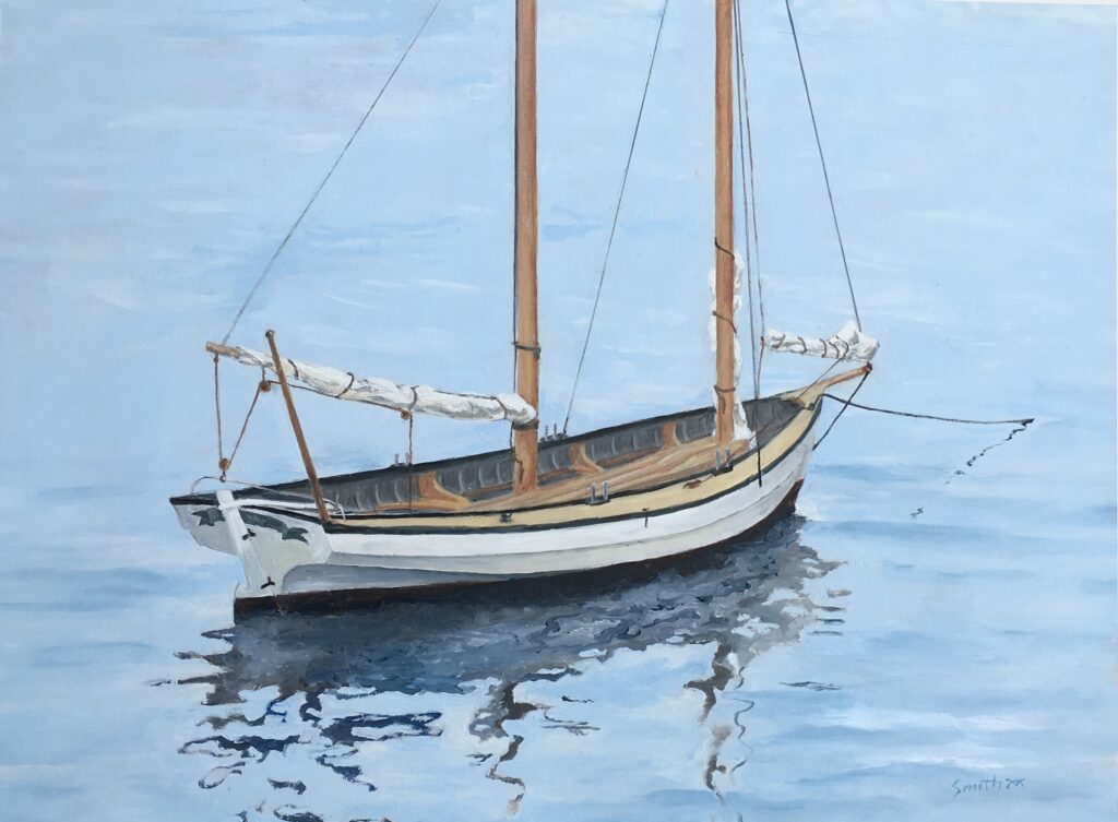 Sail Boat painting by Jim Smith