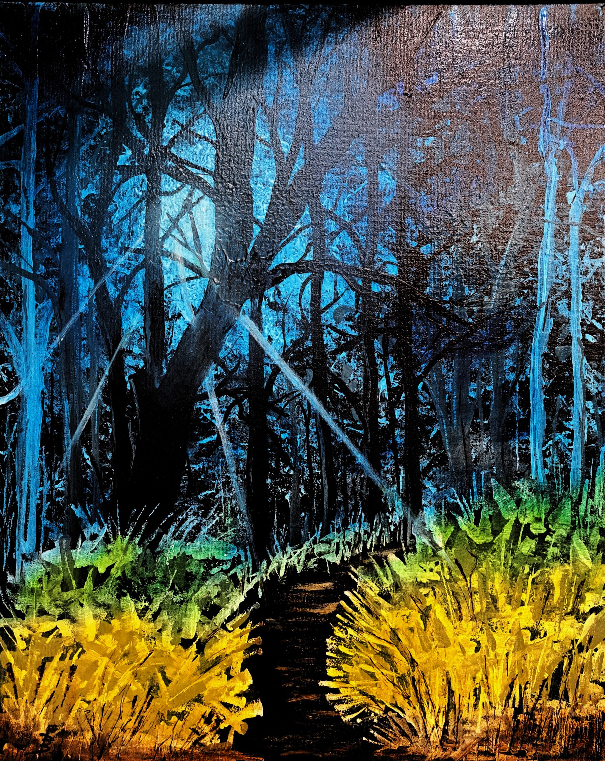 The Forest — painting by David Bond