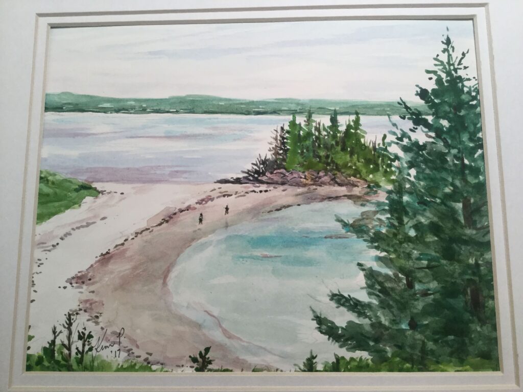The Inlet painting by Kim Pattillo